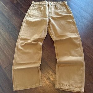 Tan Dickies Wide-Leg Pants